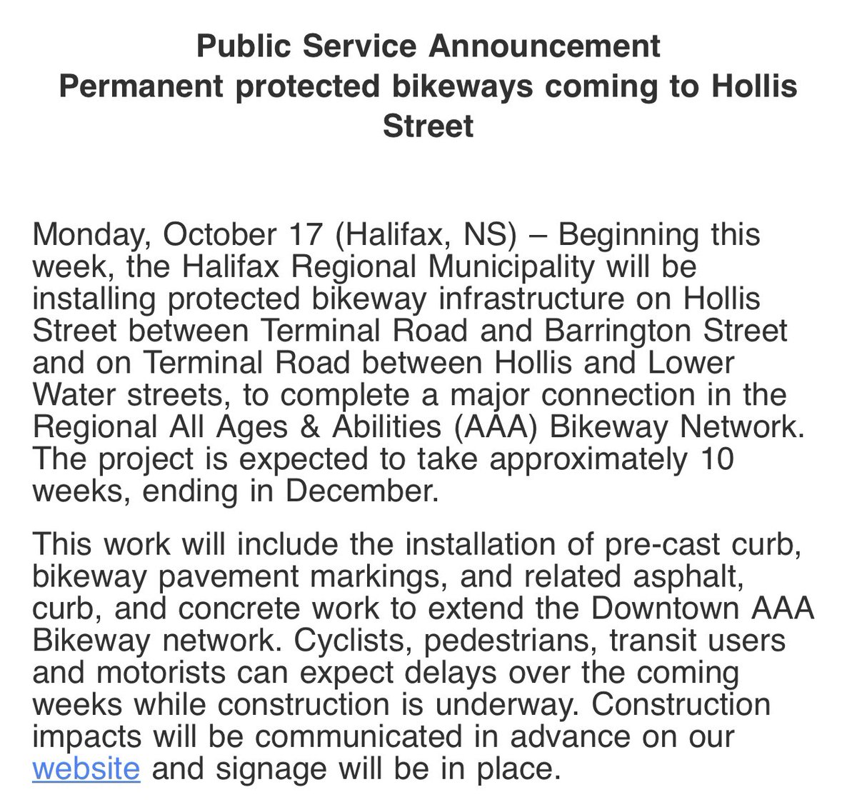 (This has now officially been announced.)