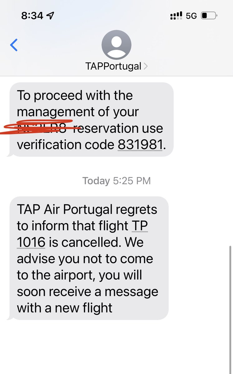 PamBristow's tweet photo. @tapairportugal Hours ago you cancelled our flight tomorrow by text message without any more information. I understand the issue with the new system but do you intend to do anything about your stranded passengers? More communication please! You can do better than this TAP! https://t.co/K29IJ4mm8V