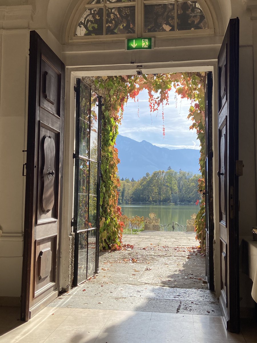 RyaDucusin's tweet photo. Learning in this kind of space breeds creativity and innovation. Looking forward to the different perspectives that can come up with such wonderful views here at @SalzburgGlobal #SGShealth https://t.co/grTboW6Z5X