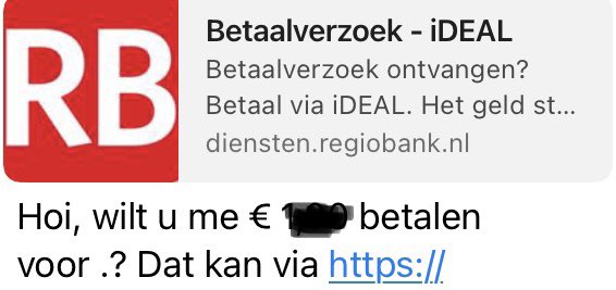 Hoi icm u en me??? Mag hopen <a href="/RegioBank/">RegioBank</a> dat dit niet jullie  standaard zinnetje is.