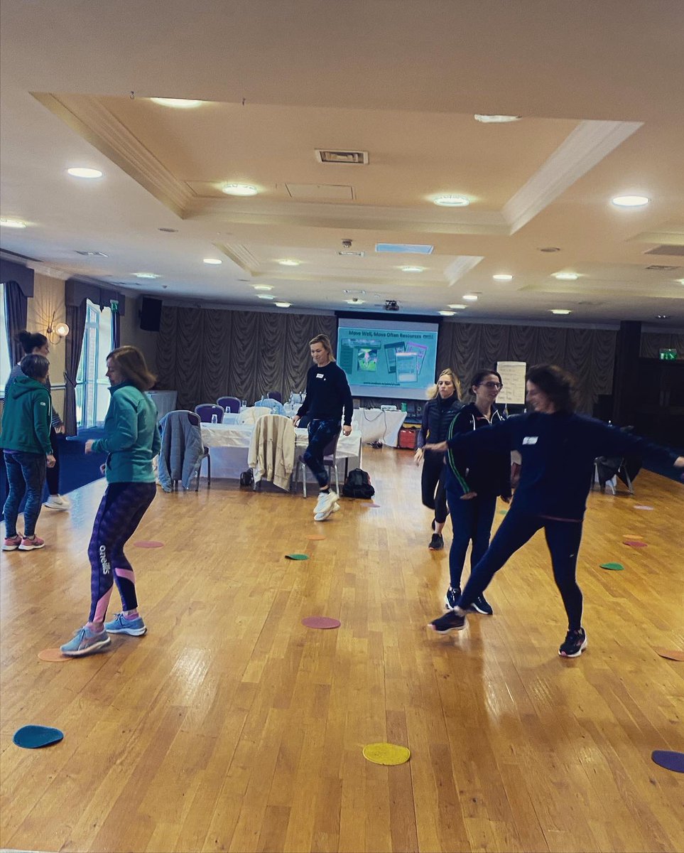 LusMovement's tweet photo. Great pleasure to deliver #PLs4 for @PDSTpe & the mighty teachers of @MonaghanEC at @CCrystalHotel today. Lovely, vibrant, enthusiastic crew #movementismedicine #movementPLus #PL4life https://t.co/HQAYYcq5Va