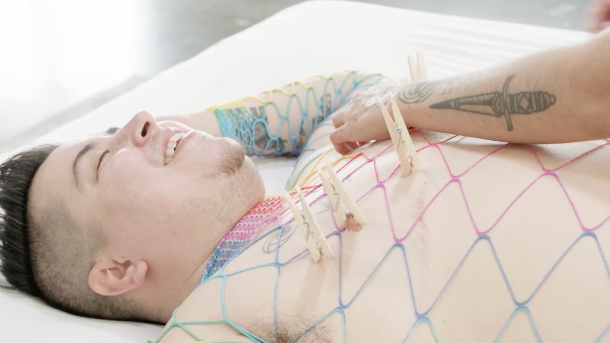 Have you ever played with clothespins? 

📸 Pic from our newest CrashPad episode starring <a href="/RamsesRodstein/">RR</a> and <a href="/muxerdiosa/">Goddess Pluto aka La Muxer Diosa</a>. Watch here: crashpadseries.com/queer-porn/epi…
