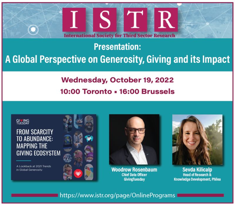 I'm thrilled to have a conversation with <a href="/withwoodrow/">Woodrow Rosenbaum</a>   of <a href="/GivingTuesday/">GivingTuesday</a> about the true richness, diversity, and strength of the giving ecosystem and learn more about proven tactics for moving from scarcity to an abundance mindset.
To join us register at:lnkd.in/enw9kAZK