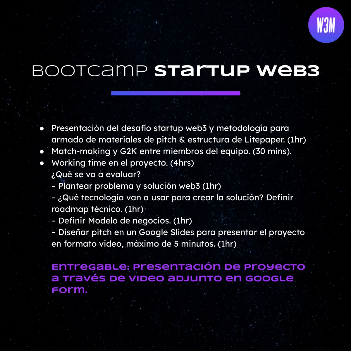 desafiatech's tweet photo. Ya se viene nuestro #Bootcamp #StartupWeb3 a cargo de Ariel Villegas, Founder de CreatorsLab. En este post te compartimos toda la info sobre el Bootcamp. ¿Ya te inscribiste? 🙌🚀👀 https://t.co/ImYi2cNOYB