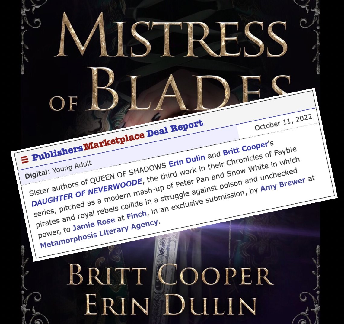 MetamorphLitAg's tweet image. Congratulations @WriteSisters on your deal for book 3 in the Chronicles of Fable series with @FinchBooks #YA #fairtalemashup #romance #fantasy #awesome