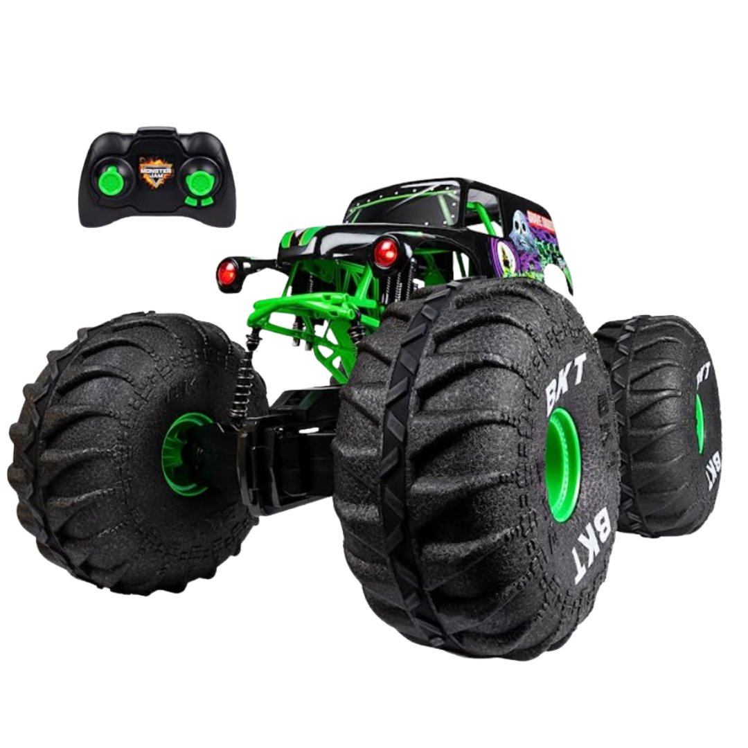Check out the @amazon Top 100 toys list list where you can find the Monster Jam Mega Grave Digger RC! The perfect holiday gift for your Monster Jam fan! #MonsterJam 🎁 feld.ly/53siec