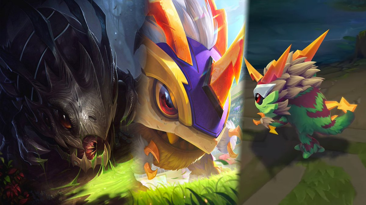 Doing a league of legends giveaway~ 💕You get:

-Kogmaw champion
-Zap'Maw Kog'Maw skin
-LPP Exclusive Emerald Chroma!
The Codes are NO LONGER region locked! Thanks #Leaguepartner! 

Follow and Retweet for a chance to win! Winners will be announced on the 29th of October!