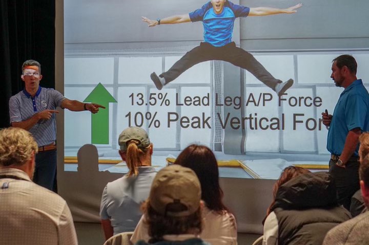 Thanks to @mytpi for the opportunity to present at last weekend’s Golf 3 Certification. We were able share data on these topics in relation to speed 

Counterweight Training
Ground Reaction Forces
Grip Strength 
Non Dominant Swings