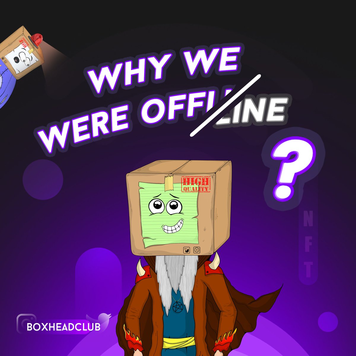 boxheadclub's tweet image. As we mentioned before, we are  collaborating with another project that #Boxhead owners can #freemint it for a limited amount of time, we'll announce it next week.
#Nft
#NFTCommuntiy 
#BXHC