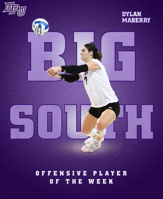 HPUVB's tweet photo. PLAYER OF THE WEEK 🤩🤩 

#GoHPU https://t.co/KICUcyzVwM