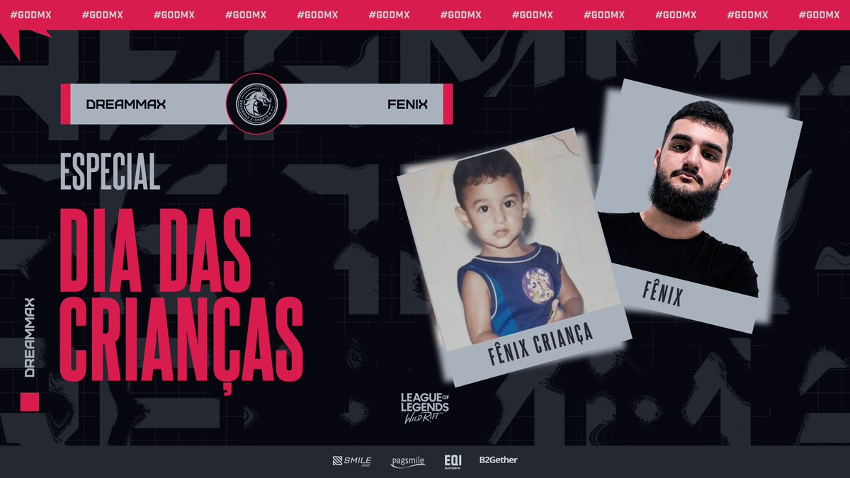 dreammaxesports's tweet photo. 🪁 Continuação da homenagem especial da semana das crianças! 🛴 #Parte8

Quem aí também achou o Fênix criança uma fofura? 👀🥹

Ele está muito diferente atualmente? 

#DreamMax #GoDMX #DMX #WildRift #PagSmile #SmileOne #EQIinvestimentos #B2gether #WR https://t.co/cldjvxsXS6
