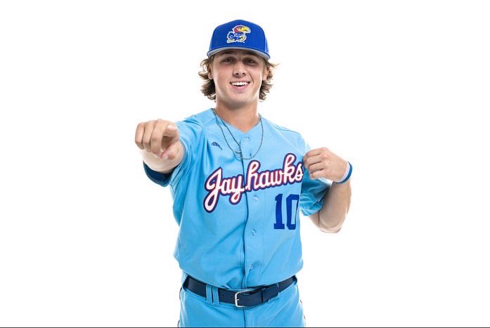 Super excited to announce my commitment to the University of Kansas! #rockchalk