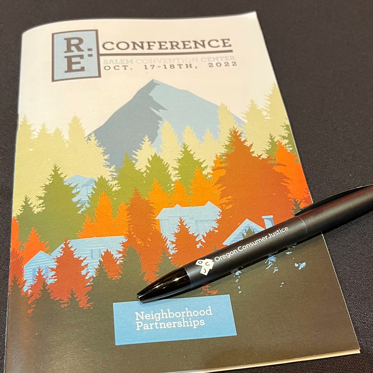 ORConsumerJust's tweet photo. OCJ is proud to sponsor and attend #REConf22 hosted by @NPartnerships. We look forward to two days of community, reflection, dialog, and learning. https://t.co/bJPkAHjlMP