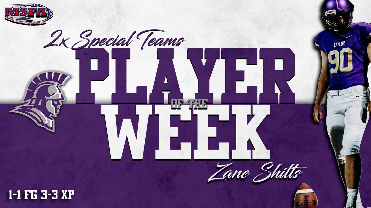 TrojansFBL's tweet photo. 🚨POTW x2🚨

Congratulations to our TWO MSFA Mid-East League Players of the Week! 

https://t.co/tqcLDg8PY6 

#TaylorTough | #EMAT https://t.co/lrfo22NgCC