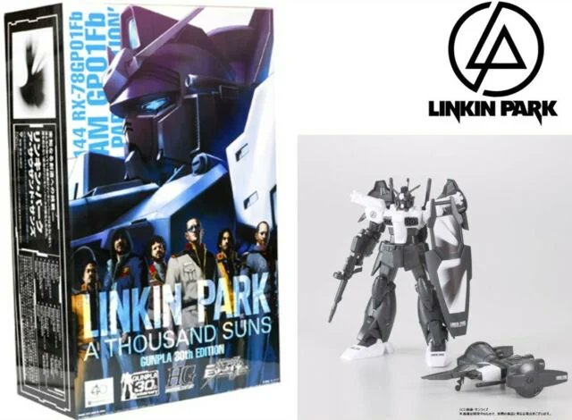 RX-78GP01Fb ガンダム LINKIN PARK EDITION 超レア Seu lembrete que Linkin Park Teve um Gunpla comemorativo do RX-78Gp01