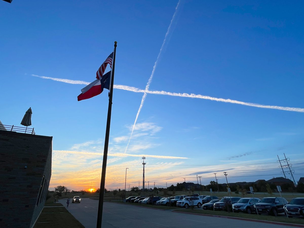 ❌ marks the spot for a beautiful morning here at West! #westfam