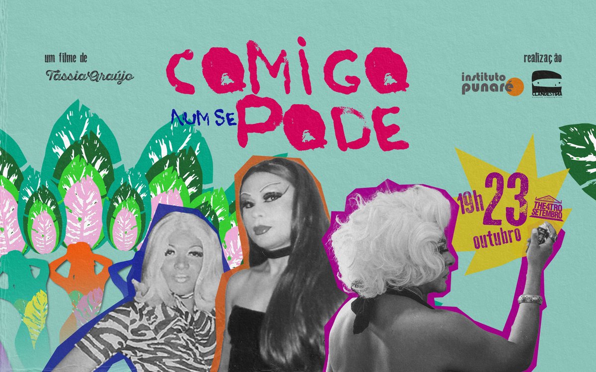 RevistaYHM's tweet photo. Babado, aquendação, vitaminada! O documentário Comigo Num-se-Pode (2022) recupera memórias e testemunhos de pessoas LGBTQIAPN+ no auge do processo de modernização de Teresina no final dos anos 1980 e início dos anos 1990. (1/6) https://t.co/LNubPgPB5B