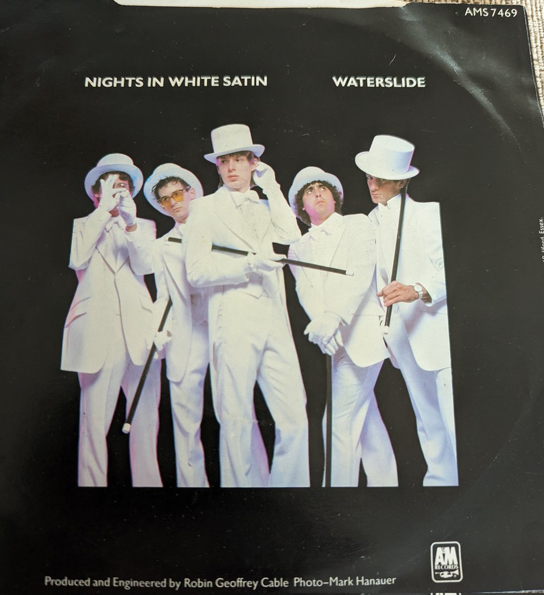 MIKEYWMS's tweet photo. #7single of the day: The Dickies nights in white satin 1979 ,A&amp;M records.
@NewWaveAndPunk @Kgero1965 
@MerylSebon @MarianneHawksw2 @TanyaJjjjj @Sarahilovemydog @Sugaspunsista74 @mattvern @GarySlade5 @Notoldjustexpe1 @dirk7890 @zap210 @TheRealSkeneo 👍🏻 https://t.co/vjrhjoRCce