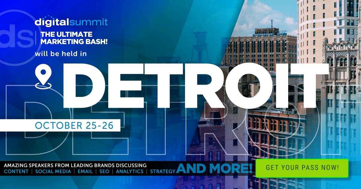 AMA_Detroit's tweet photo. @DigitalSummits Detroit is BACK! Join us and 500+ of your peers October 25-26, 2022 and learn the latest #MarketingTactics you need to know. Learn more at https://t.co/fKqpXOdaUw.  
Use code AMADET to save $100 on your registration. 
#DSDET #DigitalSummit https://t.co/zuap3UD0ke