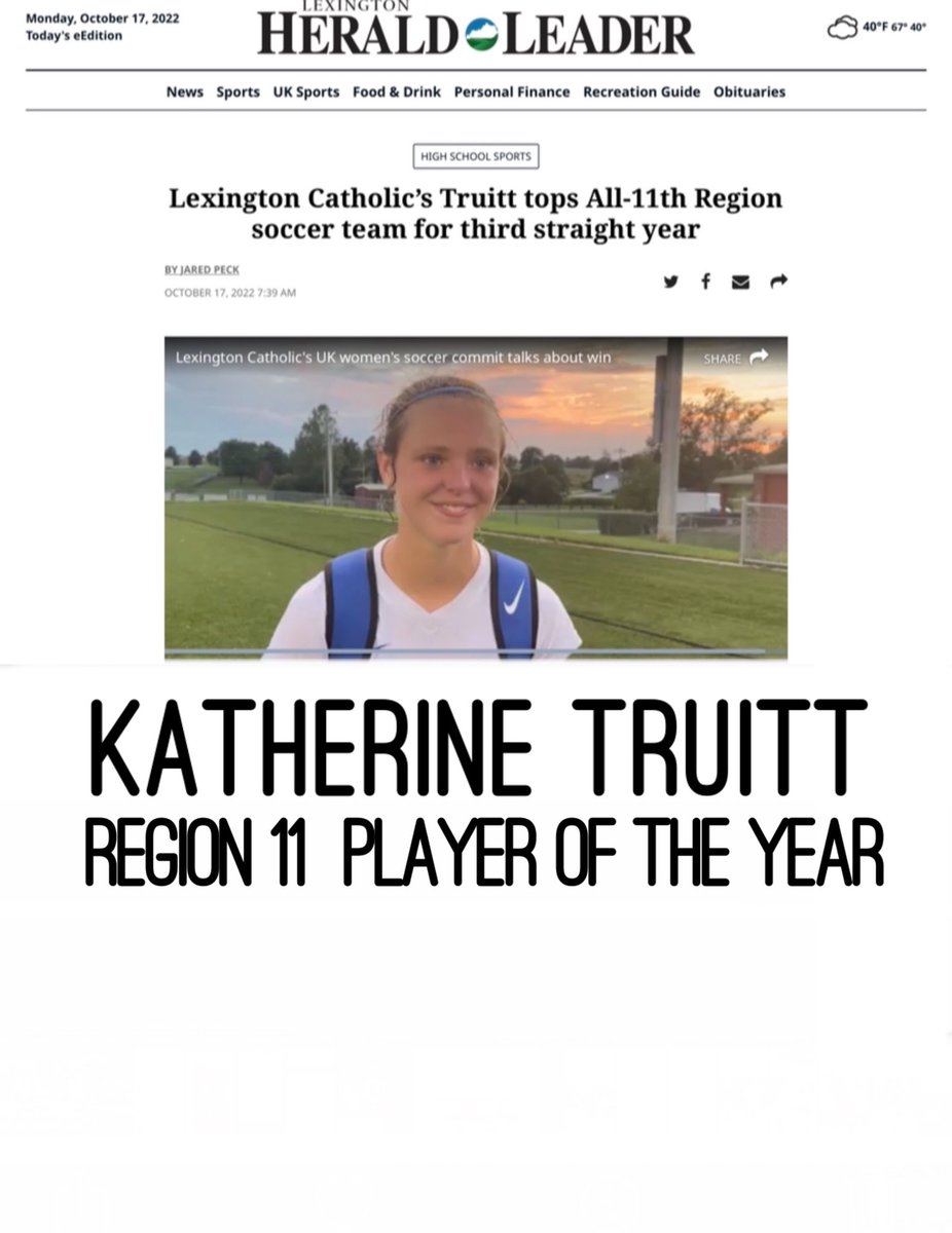 LadyKnights (@ladyknights2023) on Twitter photo Well…of course! 💙⚔️💙⚔️💙⚔️ So very proud of our stand out star ✨<a href="/kr_truitt/">Katherine Truitt</a> <a href="/LexCathSports/">Lex Cath Athletics</a> <a href="/HLpreps/">Jared Peck</a> <a href="/PrepSpin/">PrepSpin</a> Well…of course! 💙⚔️💙⚔️💙⚔️ So very proud of our stand out star ✨<a href="/kr_truitt/">Katherine Truitt</a> <a href="/LexCathSports/">Lex Cath Athletics</a> <a href="/HLpreps/">Jared Peck</a> <a href="/PrepSpin/">PrepSpin</a>