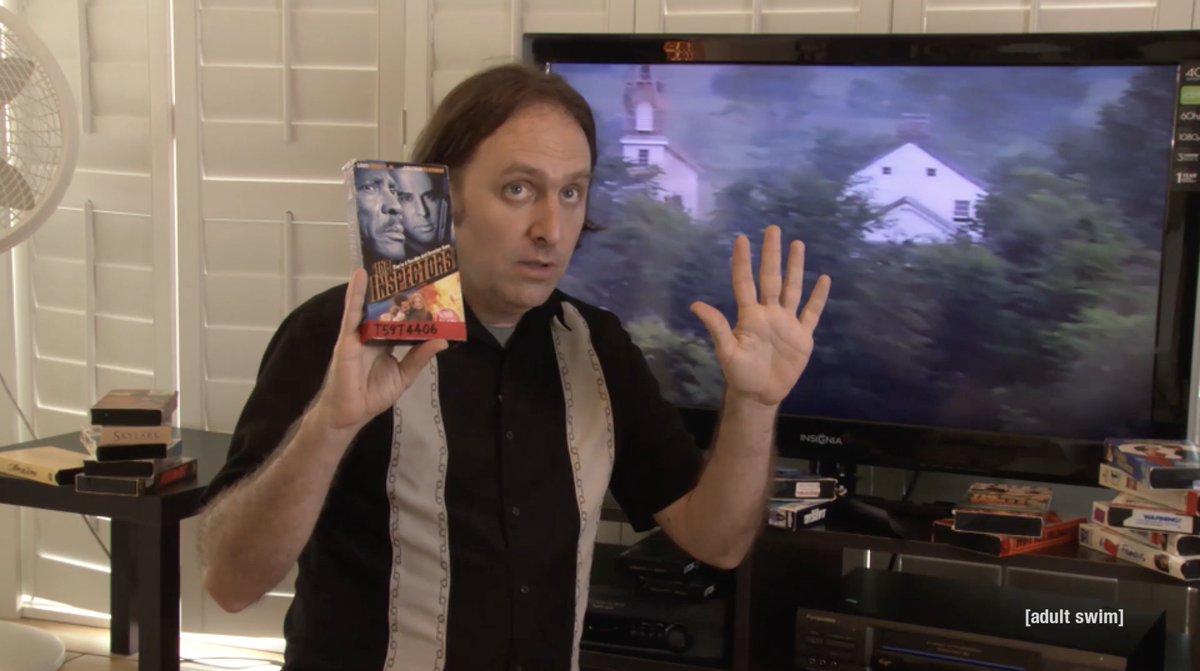 Her: "I'm coming over, you better not be dubbing tapes"

My stupid ass: