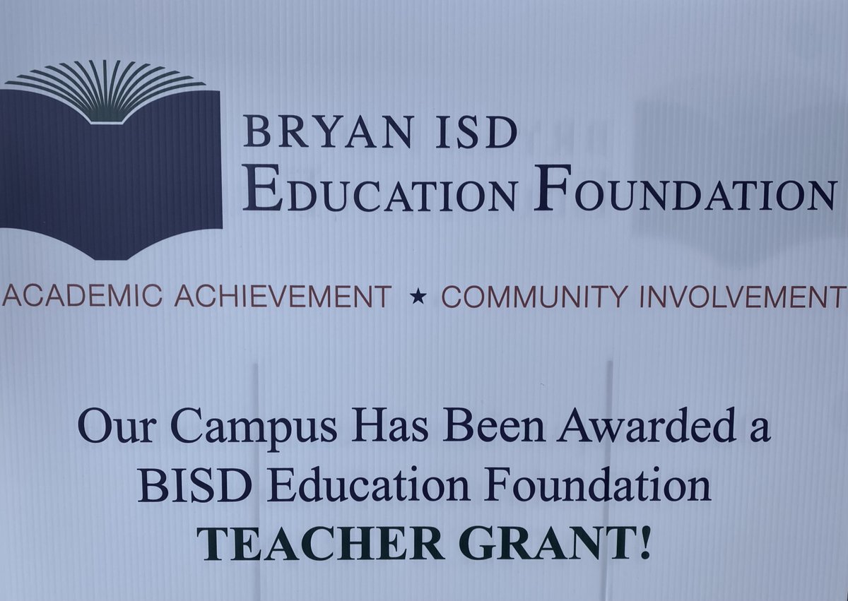 BISD_Libraries's tweet image. CONGRATULATIONS to Ms. Michelle Doyel, our Intermediate School Librarian! She was awarded 2 #BISDEducationFoundationGrants for biographies at #RaiderLibrary &amp;amp; series books at #LoboLibrary! @Rayburn_BISD @Long_BISD @BryanISD Thank you for working hard for our students &amp;amp; staff!