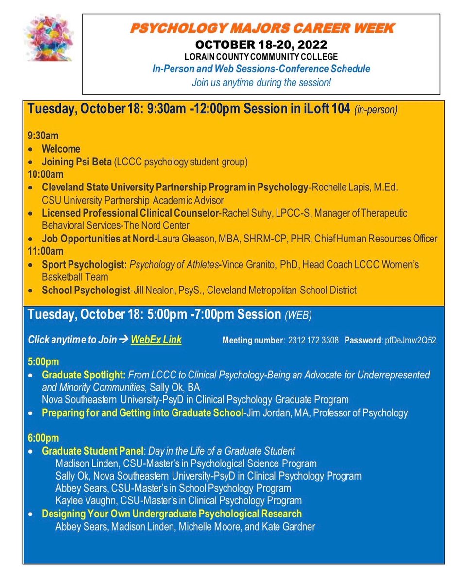 Lc3PsiBeta's tweet photo. Join us in an opportunity to learn more about majoring in Psychology in this weeks career conference and job fair! Members of Psi Beta will be available on Tuesday and Thursday at 9:30am in iLoft 104! We hope to see you there! https://t.co/oMbTS9rurX