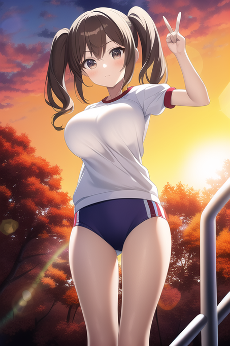 元素法典の力で綺麗になったメスガキ
 #NovelAIDiffusion 