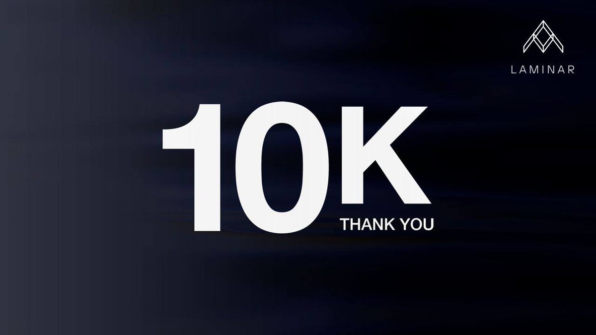 LaminarMarkets's tweet photo. Laminar has reached 10k followers!✨

We're extremely grateful for the continuous support the community has been giving us since day 1, and can't wait for you to see our finalised product!

(PS: might be time to turn on notifications) 👀 https://t.co/laW8hC4QzM