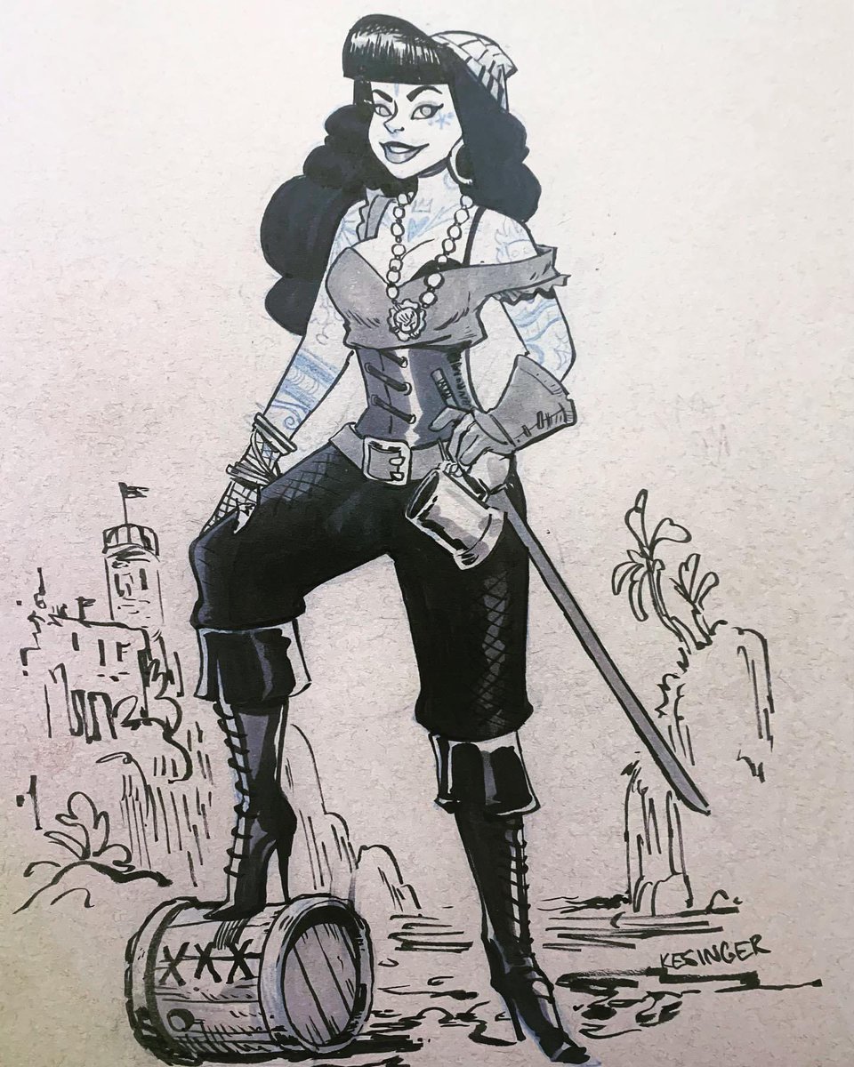 julian/juliet **BLM** 🏳️🌈🏳️⚧️🇺🇦 (@julianet_2317) on Twitter photo Pirate Bettie Page by <a href="/briankesinger/">brian kesinger</a> ❤️🖤❤️ Pirate Bettie Page by <a href="/briankesinger/">brian kesinger</a> ❤️🖤❤️