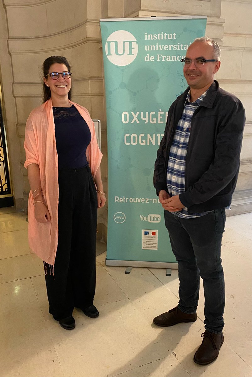 UnivAngers's tweet photo. [En direct de @InstUnivFr] Cet après-midi Installation des 164 chaires juniors et seniors dont 2 pour des chercheurs de l’UA issus du laboratoire de maths #LAREMA unité mixte @CNRS. Félicitations à Nicolas Raymond et Susanna Zimmermann 👏🏻. https://t.co/M6ni9sJvAy