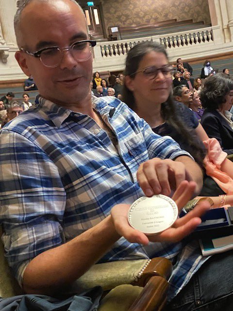 UnivAngers's tweet photo. [En direct de @InstUnivFr] Cet après-midi Installation des 164 chaires juniors et seniors dont 2 pour des chercheurs de l’UA issus du laboratoire de maths #LAREMA unité mixte @CNRS. Félicitations à Nicolas Raymond et Susanna Zimmermann 👏🏻. https://t.co/M6ni9sJvAy