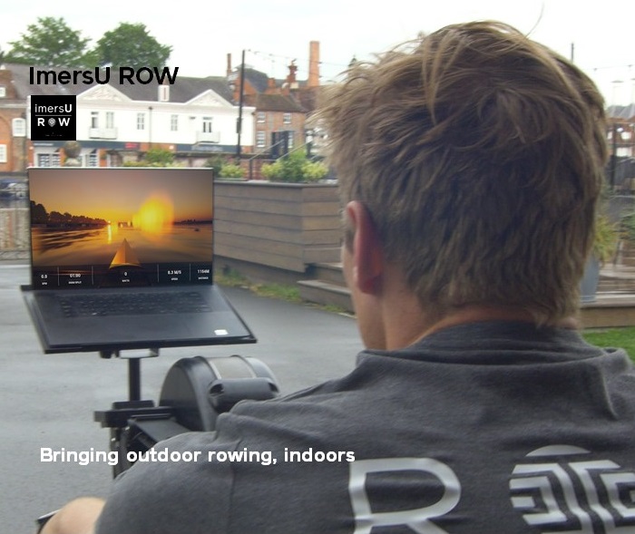 ImmersiveGym's tweet photo. Wherever you want to train, bring the outdoors indoors with imersU ROW.  Available on Windows.  Ultra-realistic courses.  Race against AI boats.  Push yourself as hard as you want to.  Current courses are Henley Reach, Paris and Tokyo 2020. https://t.co/MvIQoJ8iXo