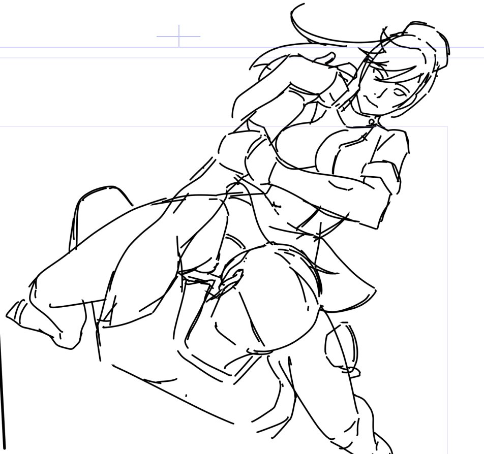 引き続きネーム2話分と
プロット3話分進めています 