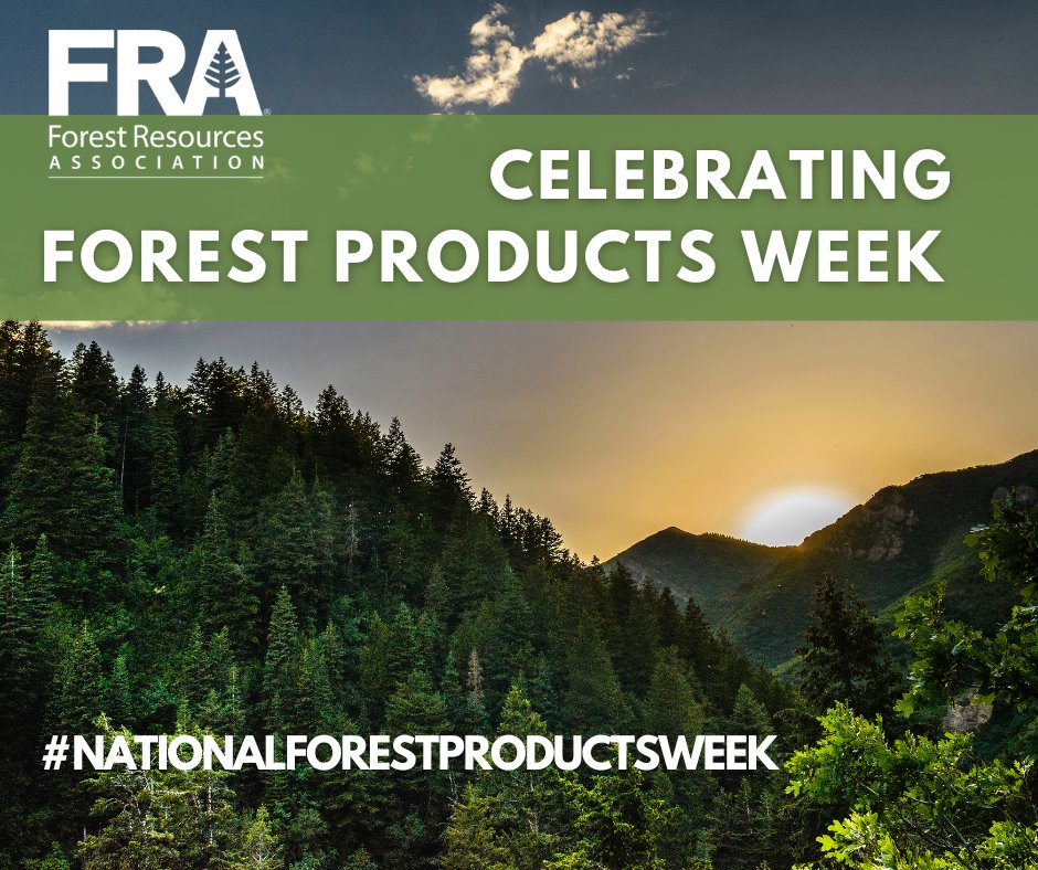FRA celebrates #NationalForestProductsWeek

Join us as we recognize the valuable economic resources such as lumber, paper, and clean air, along with millions of American jobs supported by the Forest Products industry. 

#NationalForestProductsWeek2022