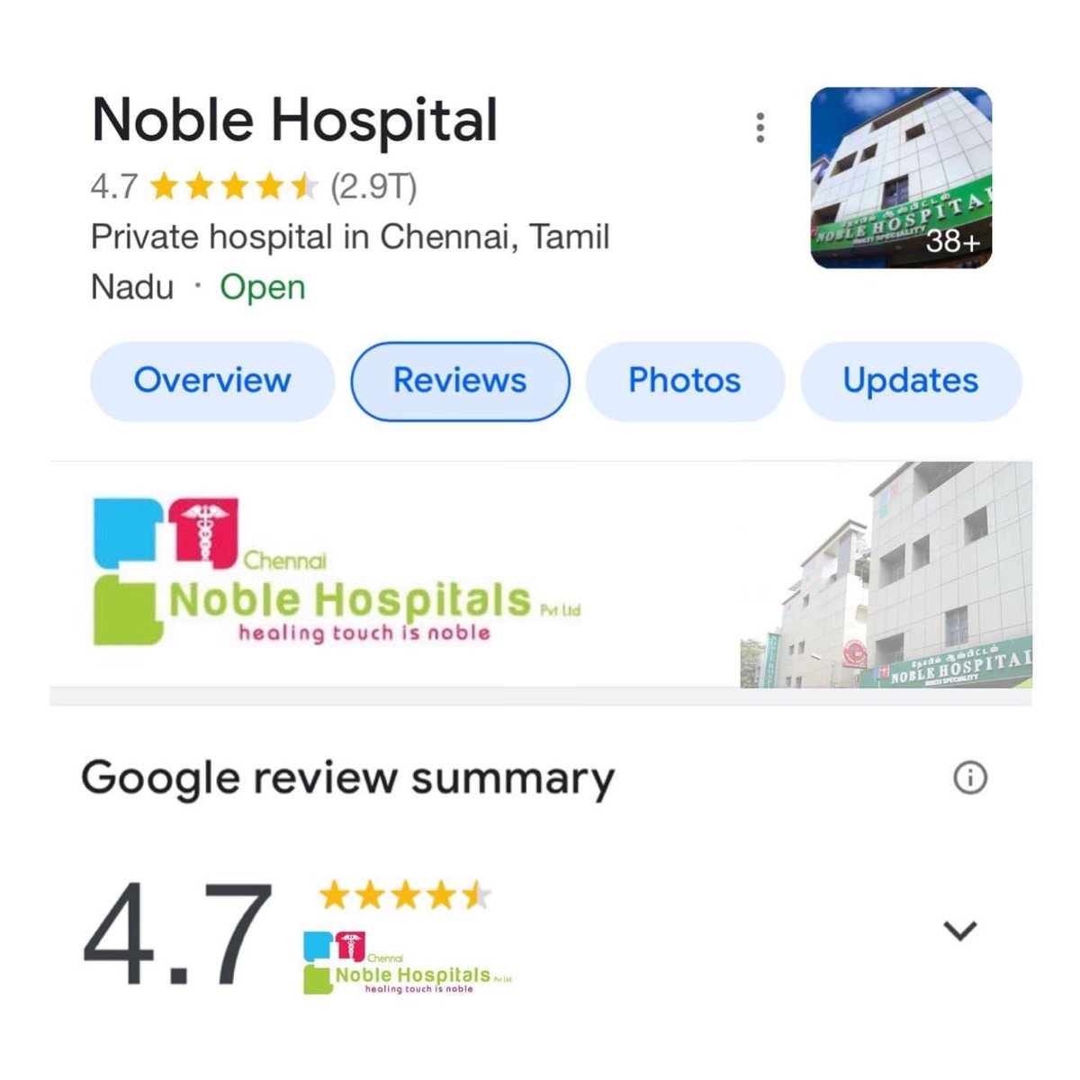 noblebala's tweet photo. Running for 33 years and still counting,
Noble Hospital is a one step solution for your health care
Thank You for showing trust in us and believing in us.
We will always welcome all the feedback, both positive and negative and strive to excel more https://t.co/fjJTT7kXRB