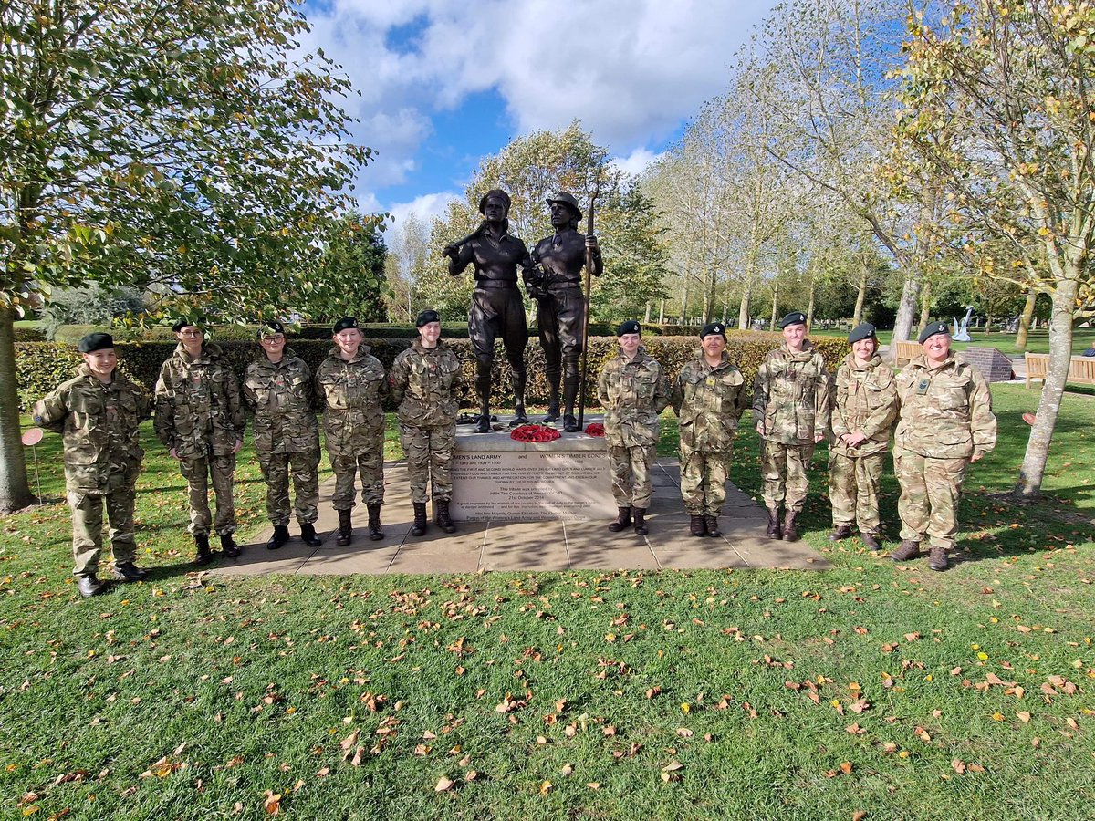 GlosACF's tweet photo. On Saturday, the Forest Detachments of C Company joined together to visit the @nat_mem_arb . All experienced a thought-provoking Remembrance Guided Tour, followed by the Land Train. To do this ahead of Remembrance Day left us all inspired and thoughtful of the past #remembr #acf https://t.co/UD2wZp3RDj