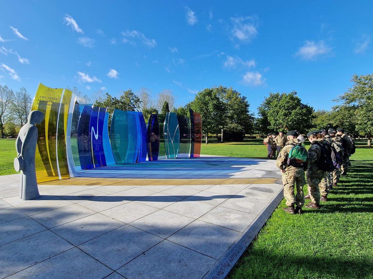 GlosACF's tweet photo. On Saturday, the Forest Detachments of C Company joined together to visit the @nat_mem_arb . All experienced a thought-provoking Remembrance Guided Tour, followed by the Land Train. To do this ahead of Remembrance Day left us all inspired and thoughtful of the past #remembr #acf https://t.co/UD2wZp3RDj