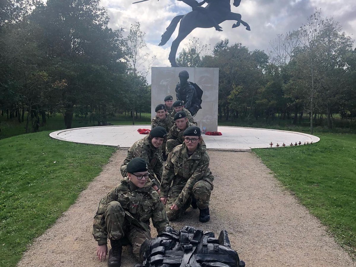 GlosACF's tweet photo. On Saturday, the Forest Detachments of C Company joined together to visit the @nat_mem_arb . All experienced a thought-provoking Remembrance Guided Tour, followed by the Land Train. To do this ahead of Remembrance Day left us all inspired and thoughtful of the past #remembr #acf https://t.co/UD2wZp3RDj