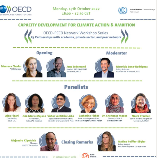 climate_cake's tweet photo. 📣 Today we participated in the 3rd workshop organized by @UNFCCC #PCCBNetwork, @OECD & @NAP_Network on "Partnerships for capacity development & #climatechange". Thank you for interesting disussion & sharing all the good practices!
#LIFEVIIEW2050 #KOBiZE #LIFEProgramme https://t.co/tZVniijoPO