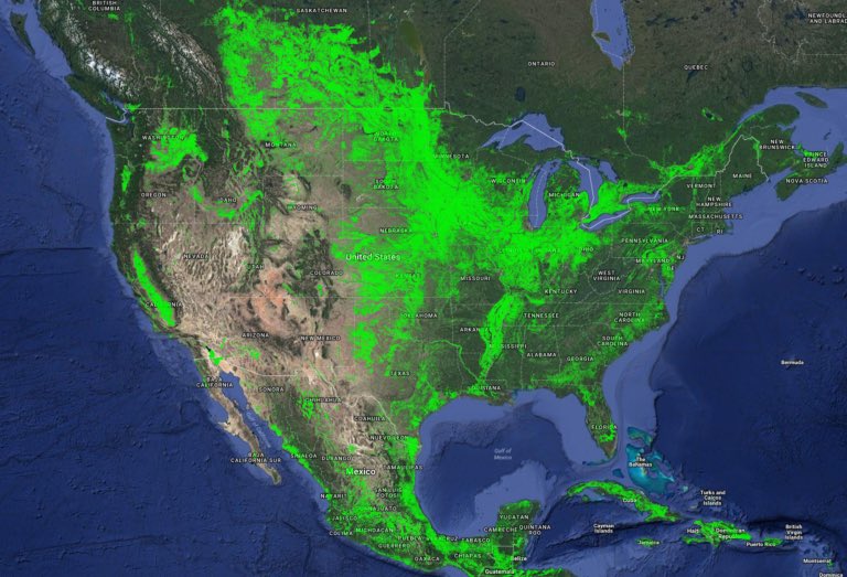 American cropland, courtesy of USGS