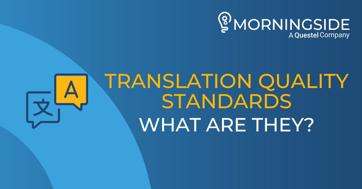 MorningTrans's tweet photo. When beginning the process of partnering with a professional LSP, you will hear a lot about the quality of translations provided – at least, you should. This leads to the question of what are translation quality standards. Continue Reading: https://t.co/ZIPYQ835es

#l10n https://t.co/5rSZX4bxyv