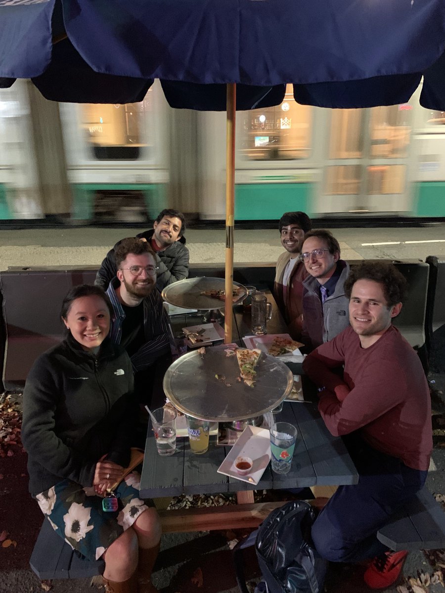 Spotlight on: BWH residents enjoying 'Neuroethics night' last week, where they discussed an excerpt from PGY-3 Dr. Matt Baum's book 'The Neuroethics of Biomarkers'!