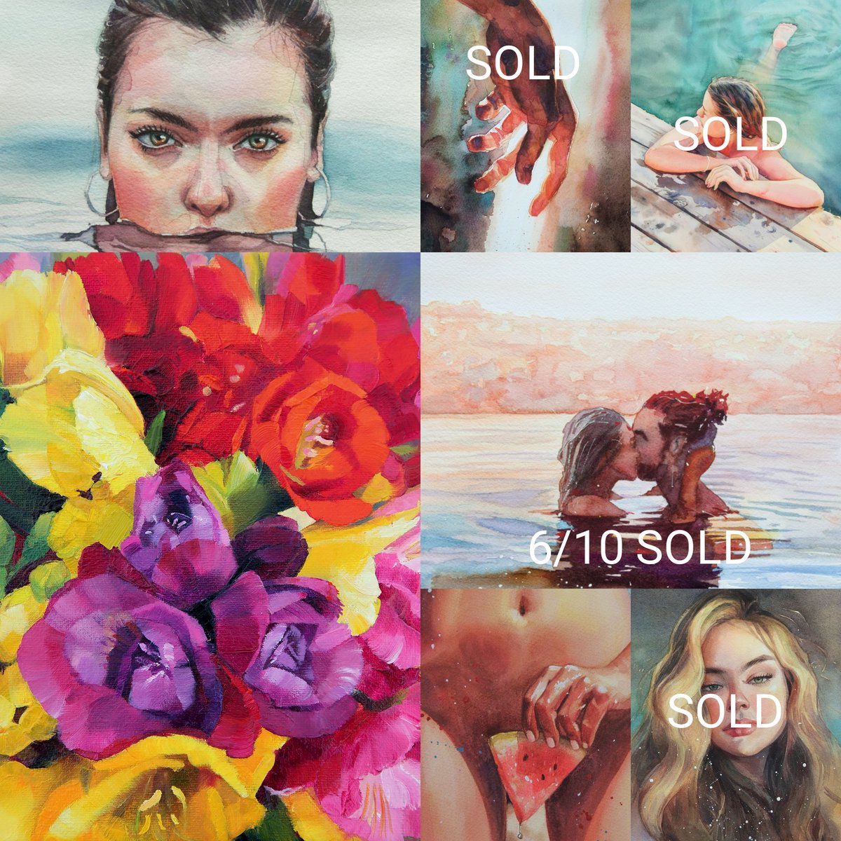 🌈 Friends! 
☀️My favorite summer collection!  
Feel my sunny, warm, carefree summer  🌅🦋🍑

🎉 SOLD 4/7 
💎 0,08 $ETH

Thank you for your love and support 🙏💋 ❤️