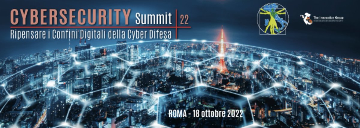 Domani a Roma #CYBERSECURITYSUMMIT 2022, importante appuntamento annuale dedicato ai #professionisti della #sicurezzaaziendale.

Tra i relatori, i soci #AIPSA Francesco di Maio e Luca Boselli.

#professionesecuritymanager