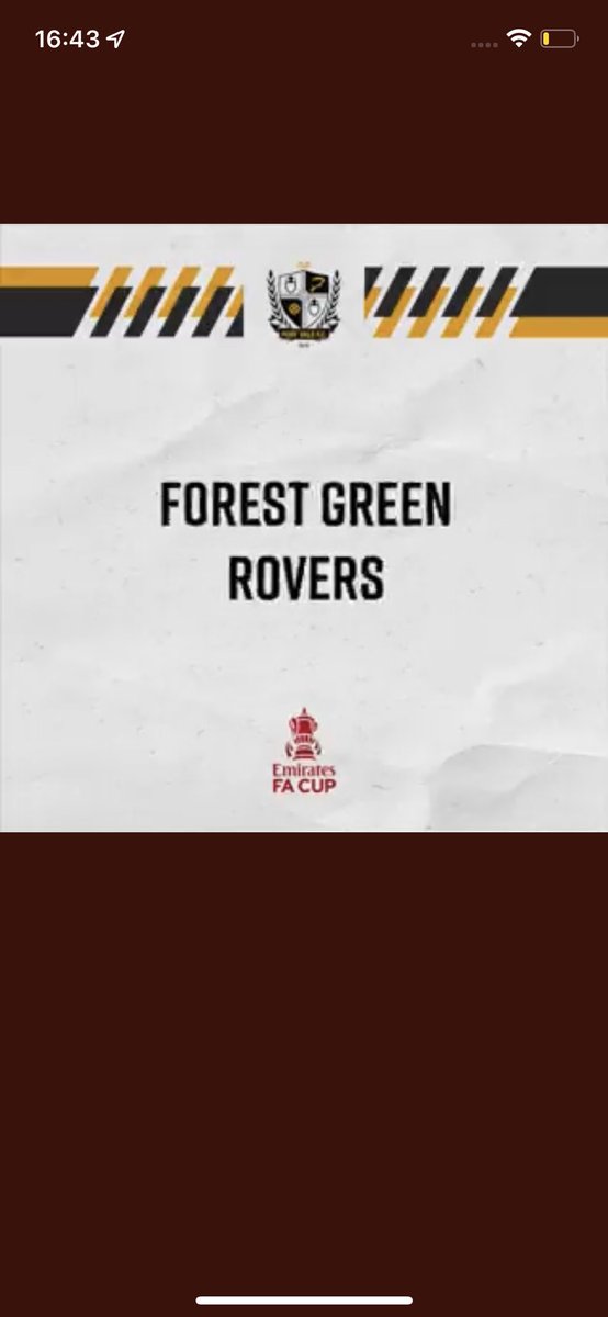 RCLloydy's tweet photo. @OfficialPVFC @EmiratesFACup https://t.co/u7PWDOXSqd
