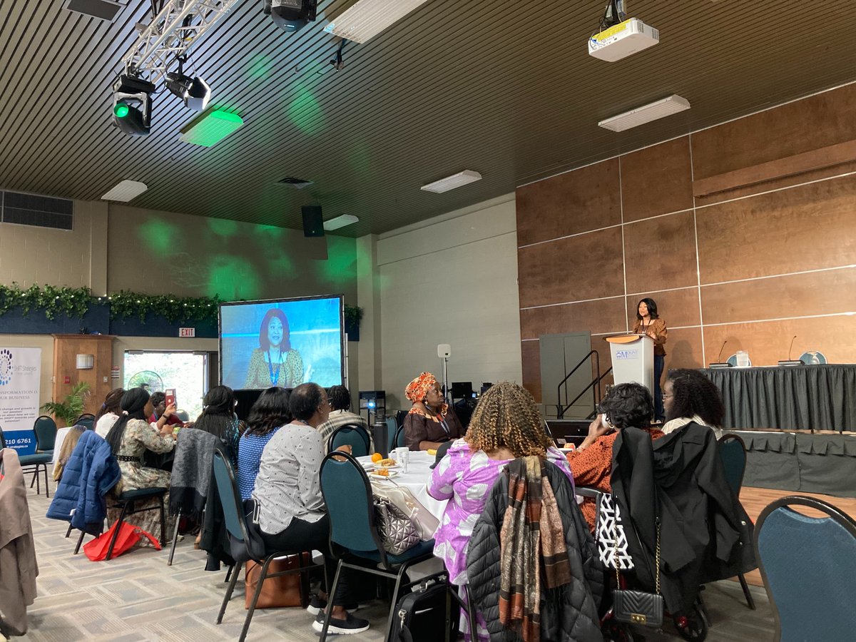 Great turnout at the First All Women's Conference on Oct 15, organized by The United African Canadian Women Association. Rev. Sheila Ago delivered a rousing keynote speech on the challenges faced by Black immigrant women.