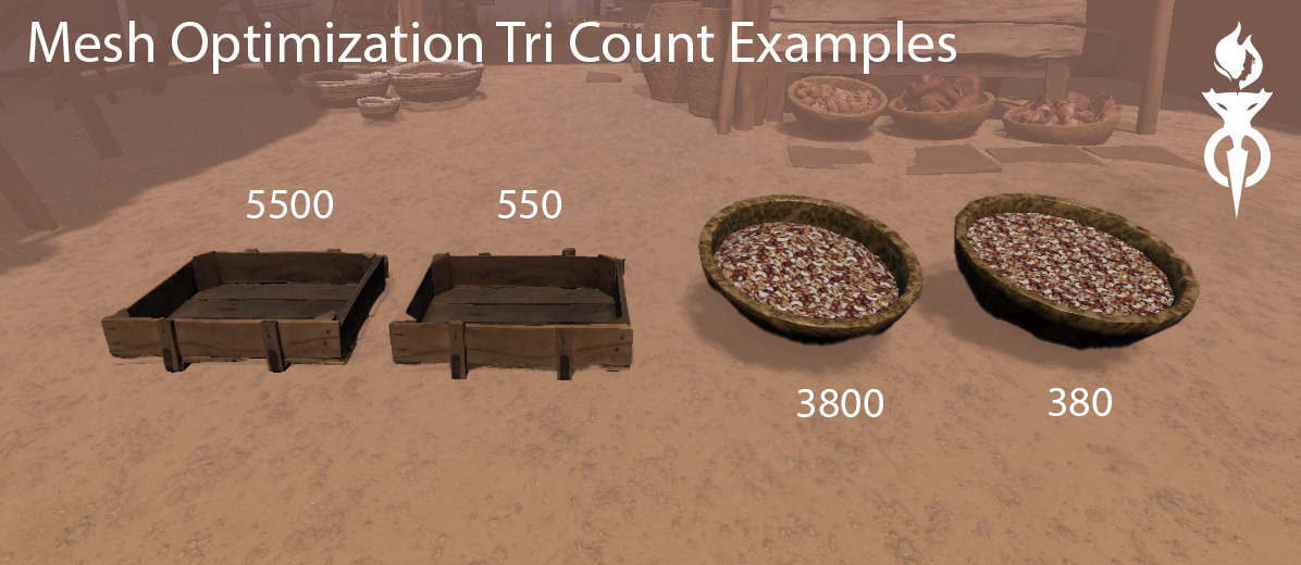 ElegosGame's tweet image. With limited resources, many of the assets we acquire are often not optimised to work within our frame budgets. We use an auto LOD generator to help but the &apos;one click wonder&apos; method only works with certain topology. The solution? Manual retopology! 1/3 #IndieGameDev #indiedev