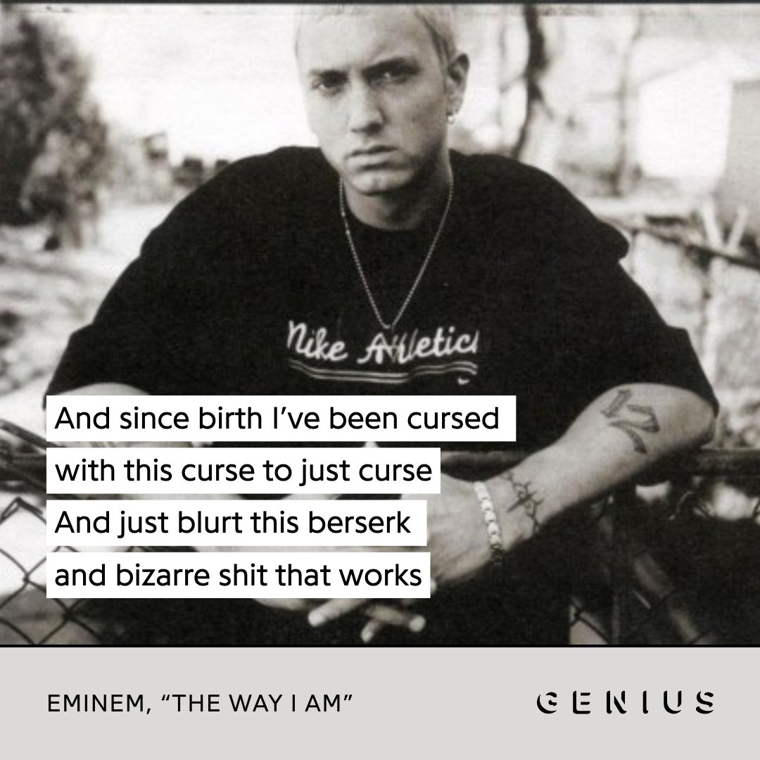 Happy 50th birthday to the legend eminem what\s your favorite em lyric of all time? 