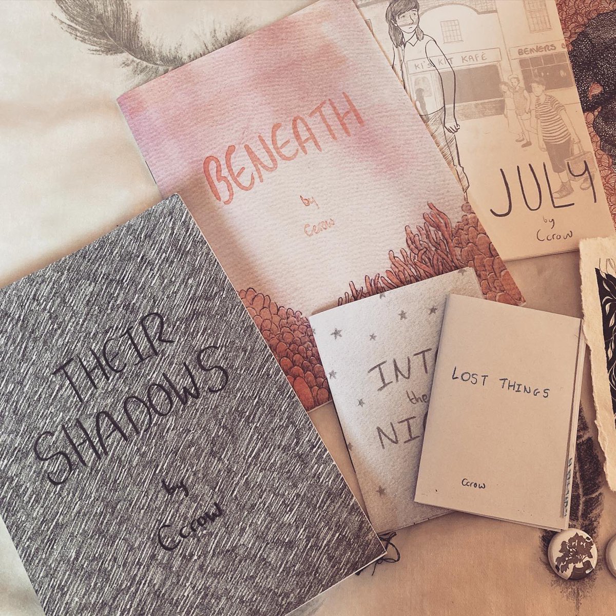 WorldofCcrow's tweet photo. Things I will have at @lincolnzinefest 👀 https://t.co/c3DUcwVhcO